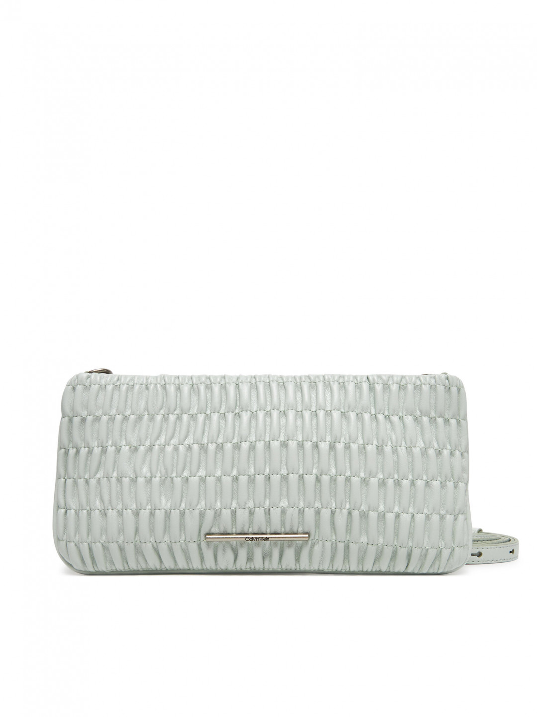 Calvin Klein Jeans Kabelka Rouched Zip Top Bag LV04K3090G Šedá